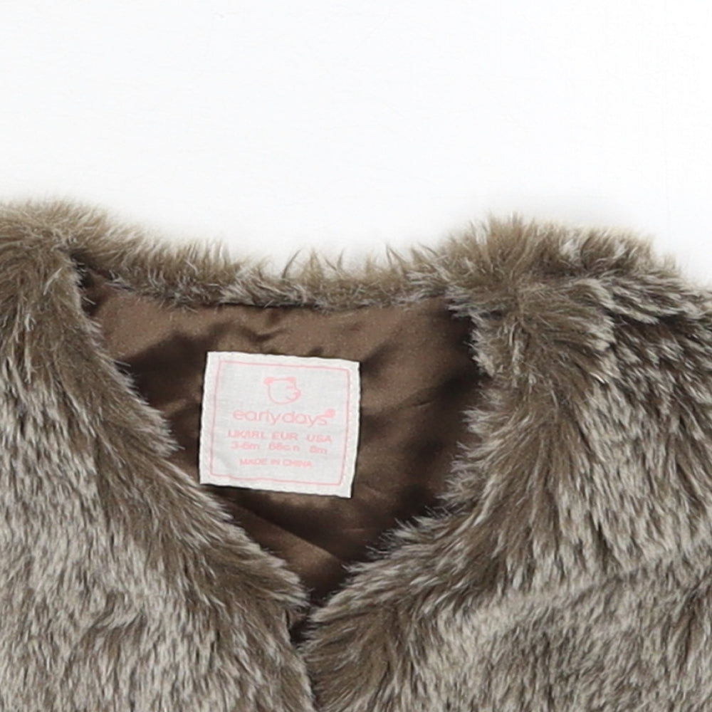 Earlydays Baby Grey   Gilet Jacket Size 3-6 Months