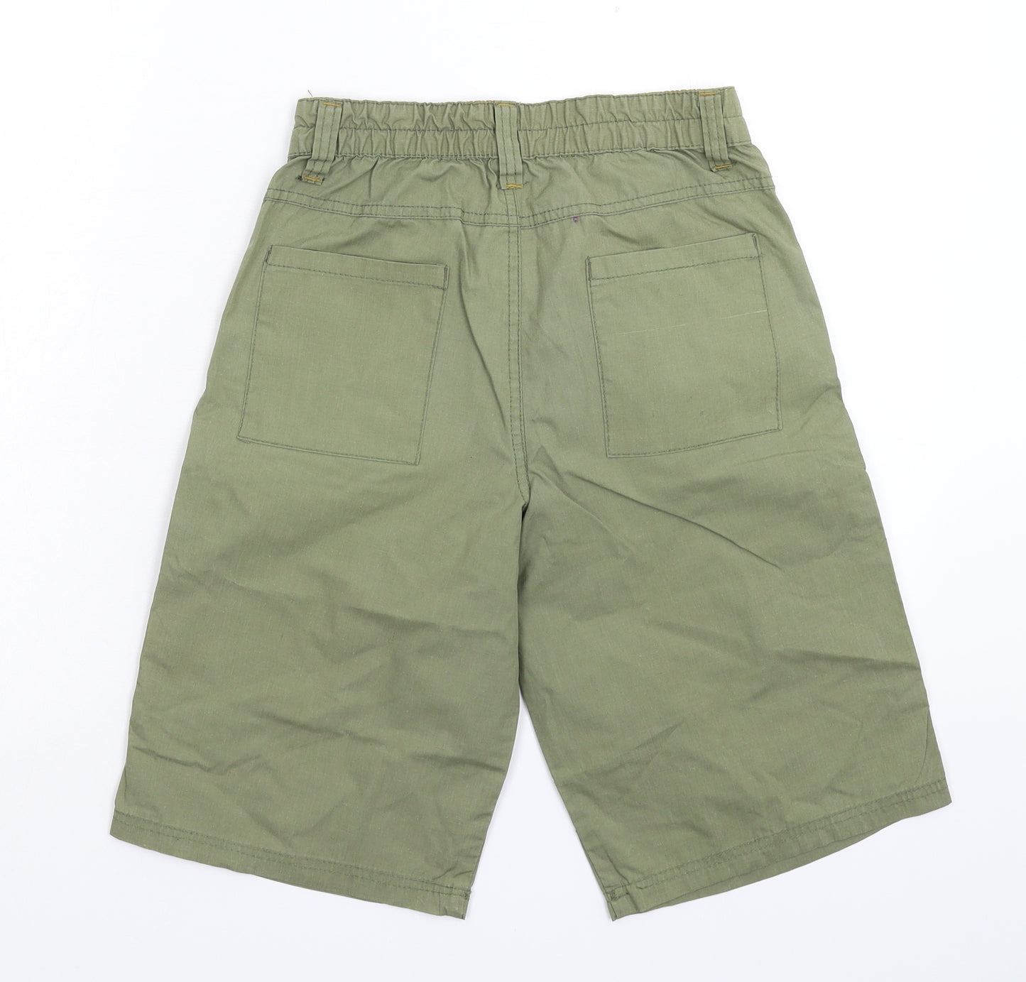 Rebel Boys Green   Bermuda Shorts Size 11-12 Years