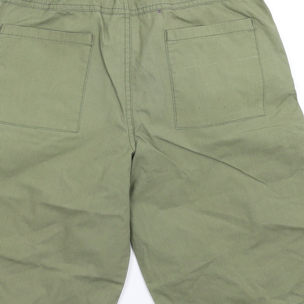 Rebel Boys Green   Bermuda Shorts Size 11-12 Years