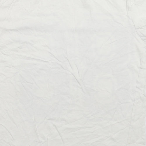 Rebel Boys White   Basic T-Shirt Size 10-11 Years