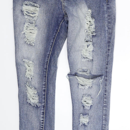 Bestiny Womens Blue  Denim Skinny Jeans Size 28 in L27 in