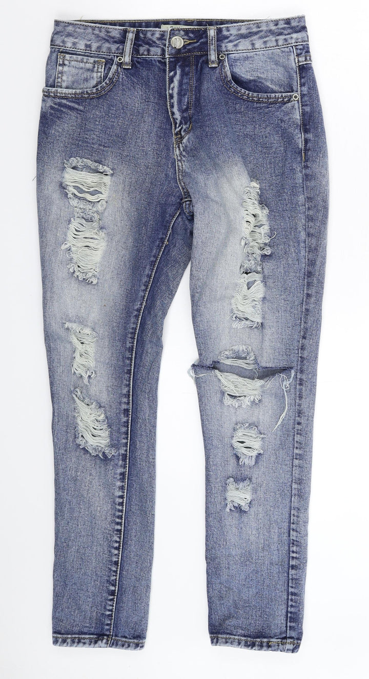 Bestiny Womens Blue Denim Skinny Jeans Size 28 in L27 in