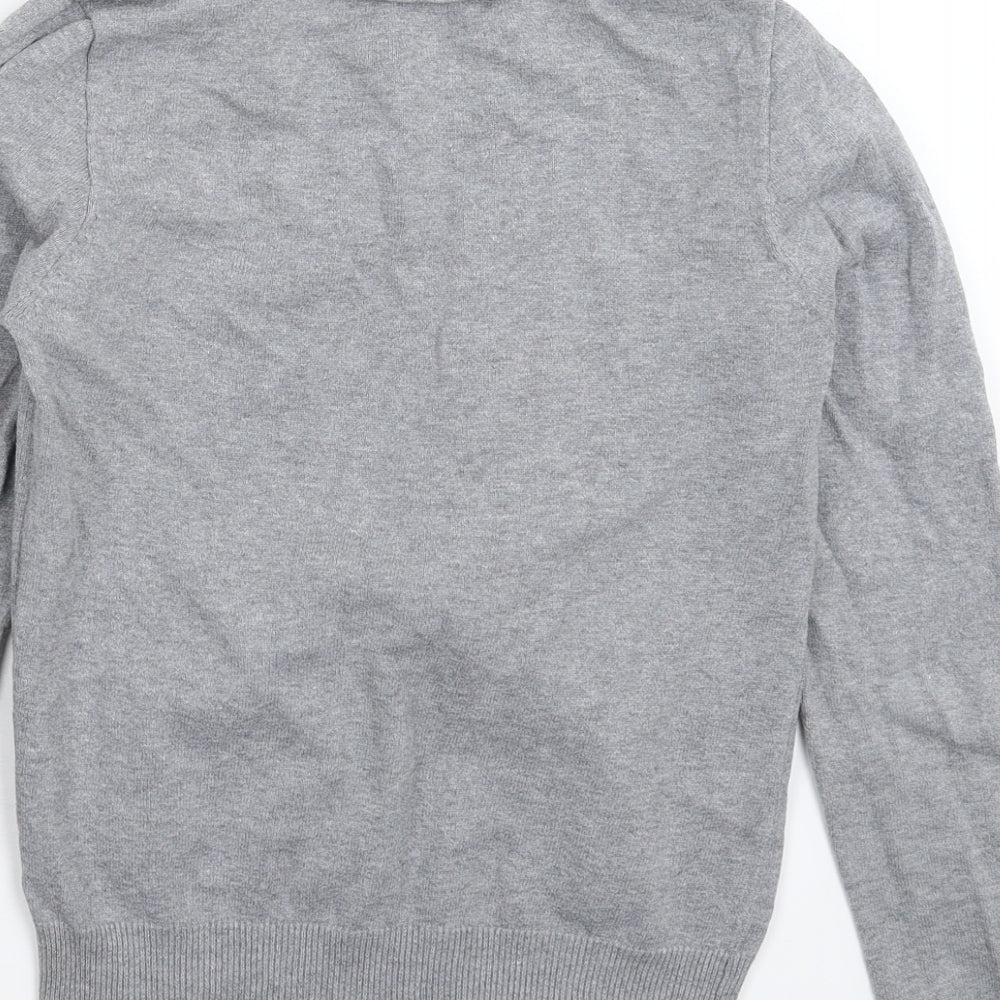 Divided Womens Grey  Knit Pullover Jumper Size 10