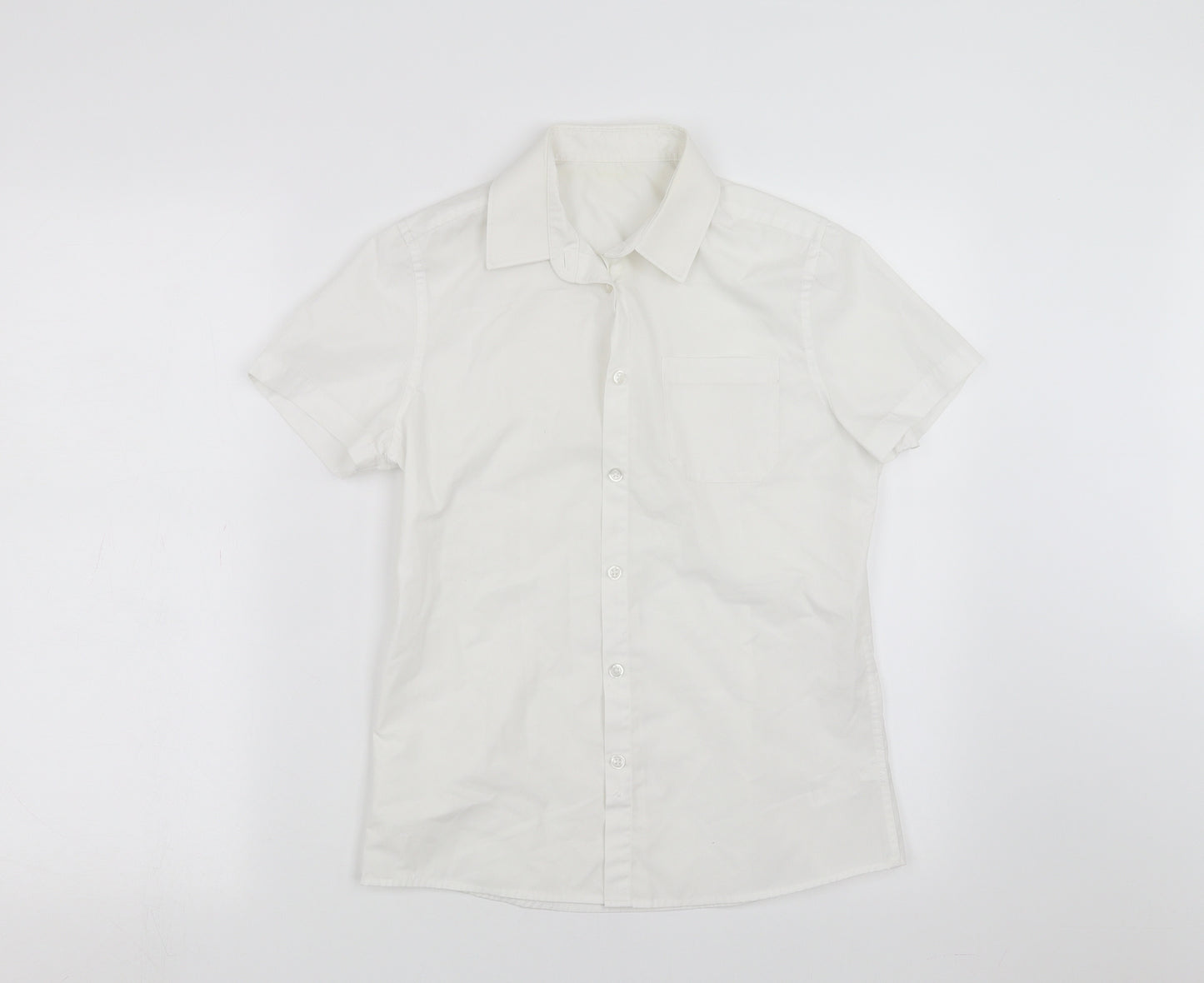 F&F Girls White   Basic Button-Up Size 13-14 Years