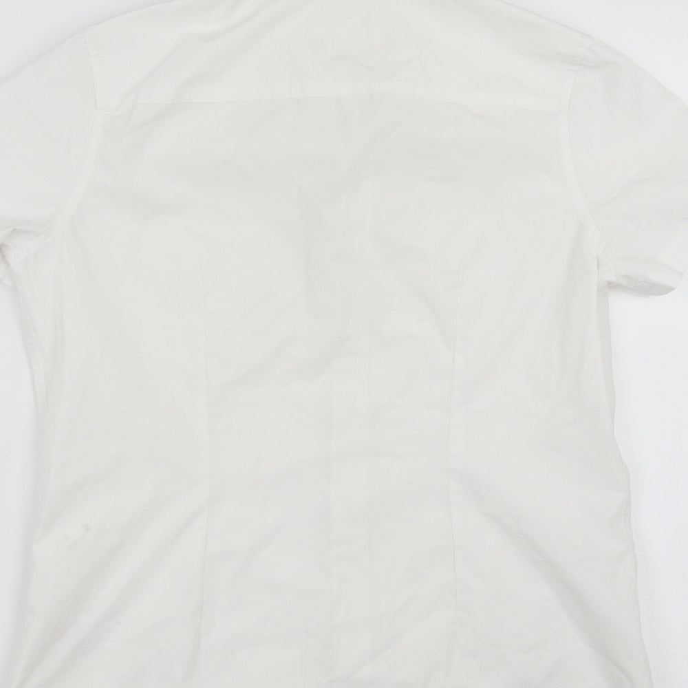 F&F Girls White   Basic Button-Up Size 13-14 Years