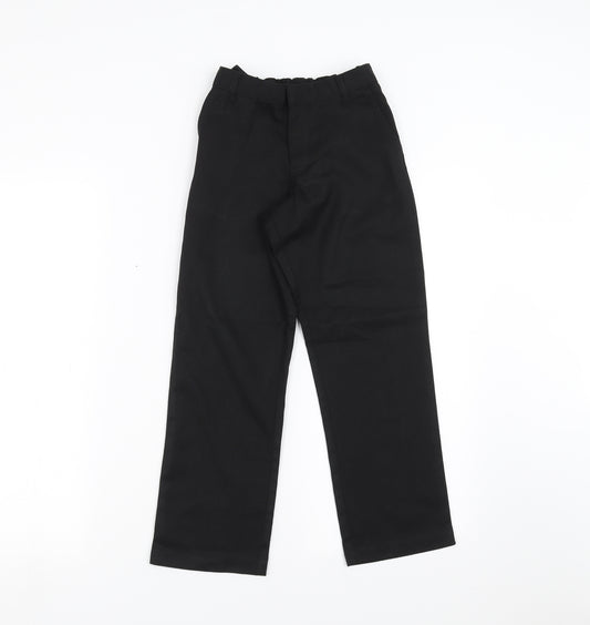 Preworn Boys Black   Dress Pants Trousers Size 7-8 Years