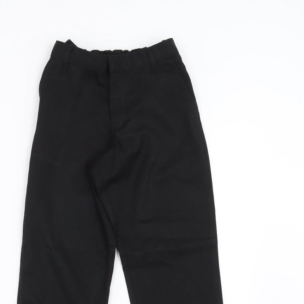 Preworn Boys Black   Dress Pants Trousers Size 7-8 Years