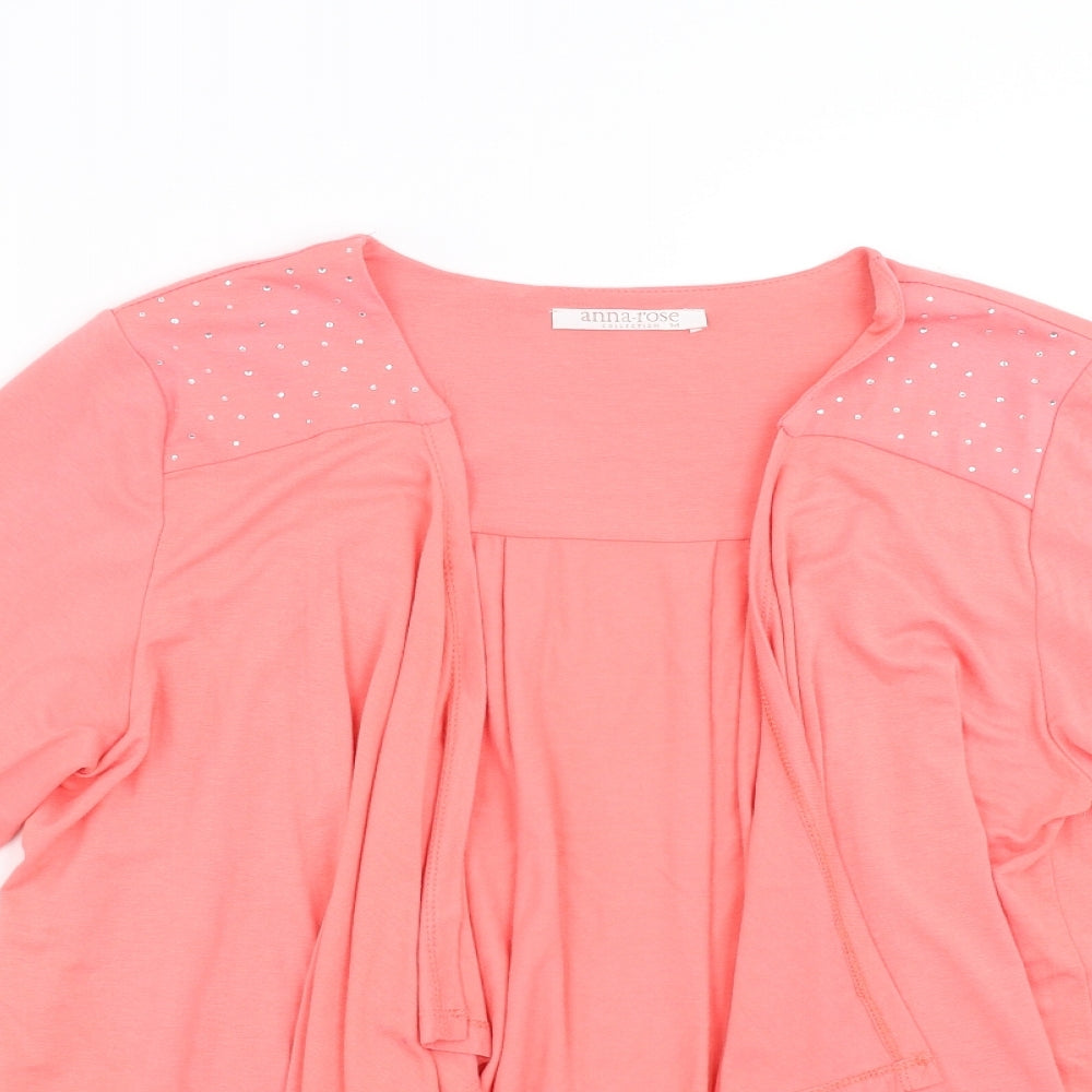 Anna Rose Womens Pink   Cardigan Jumper Size M