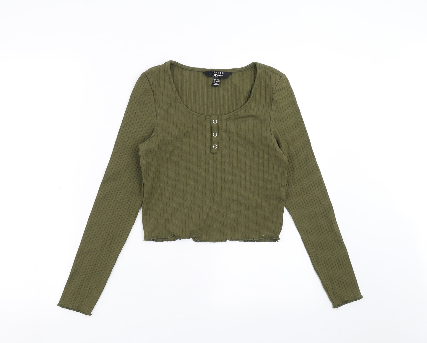 New Look Girls Green   Basic T-Shirt Size 12-13 Years