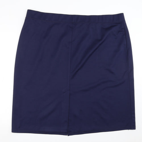 Anthology Womens Blue   Straight & Pencil Skirt Size 32