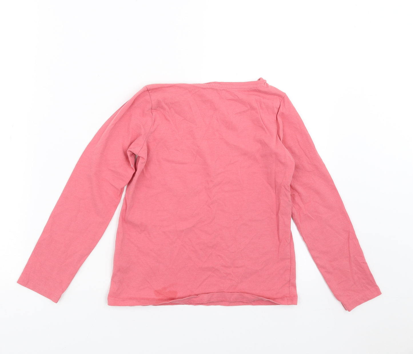 Nutmeg Girls Pink Floral  Basic T-Shirt Size 8-9 Years  - pretty and happy