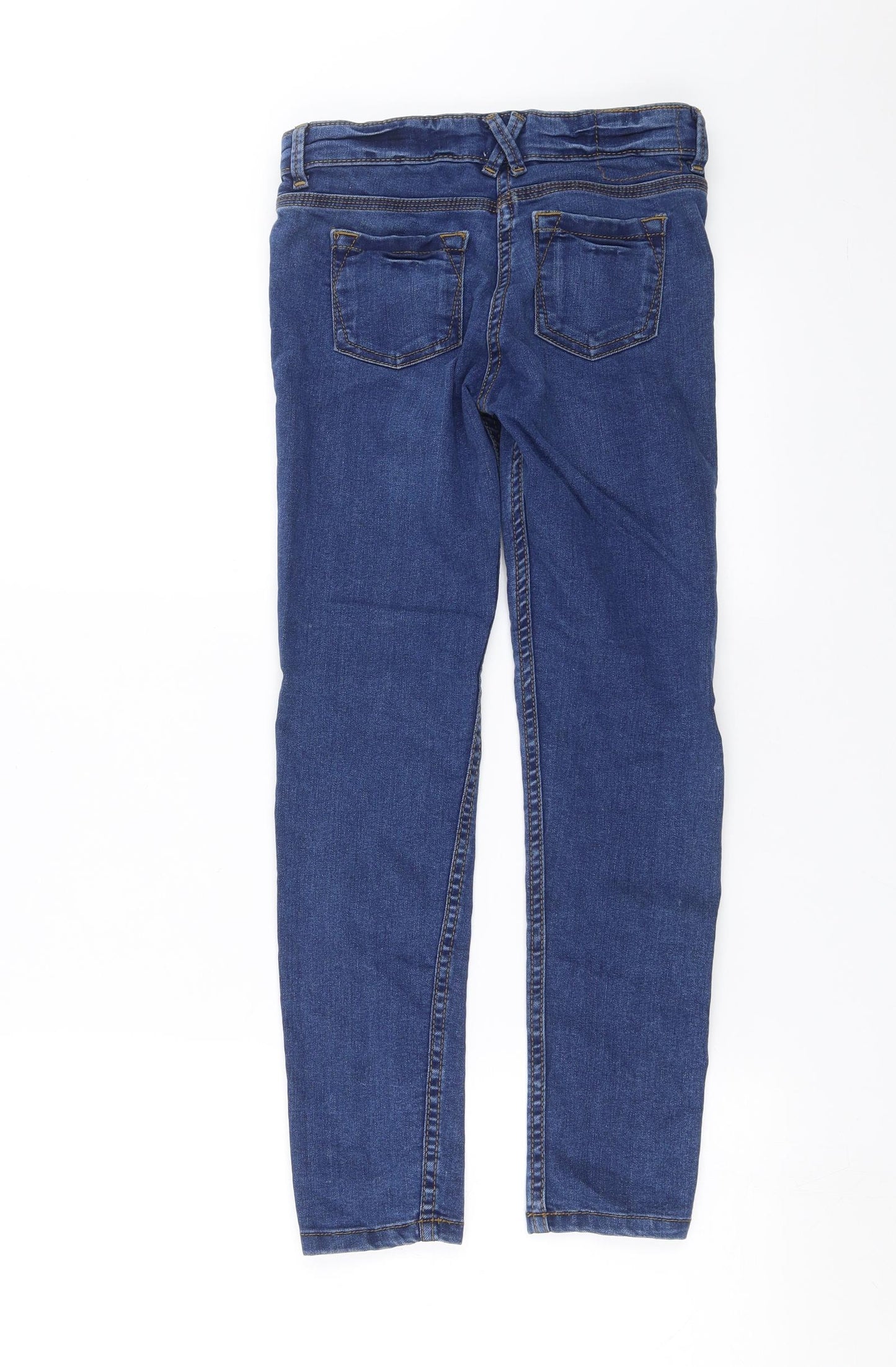 F&F Girls Blue  Denim Straight Jeans Size 9-10 Years