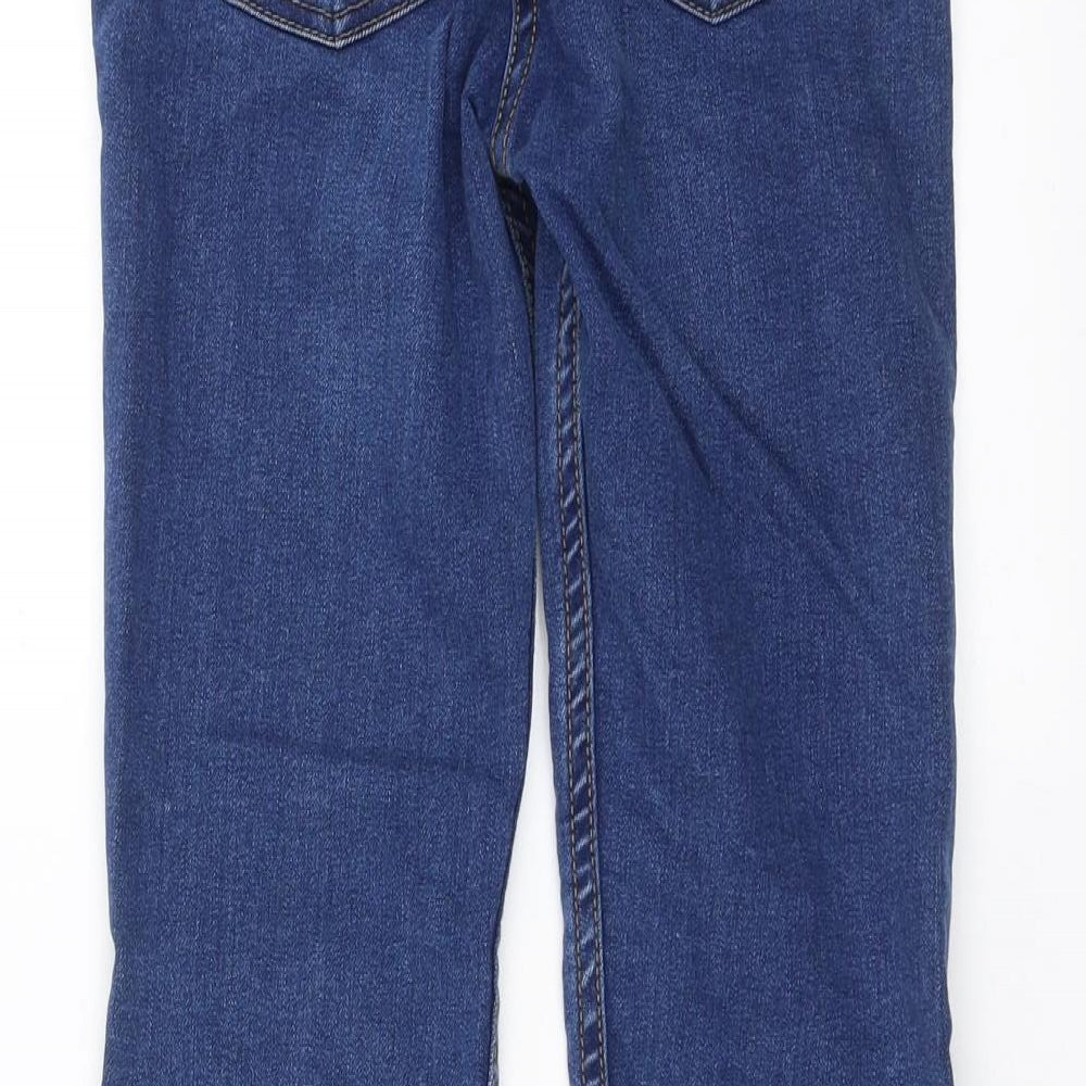 F&F Girls Blue  Denim Straight Jeans Size 9-10 Years