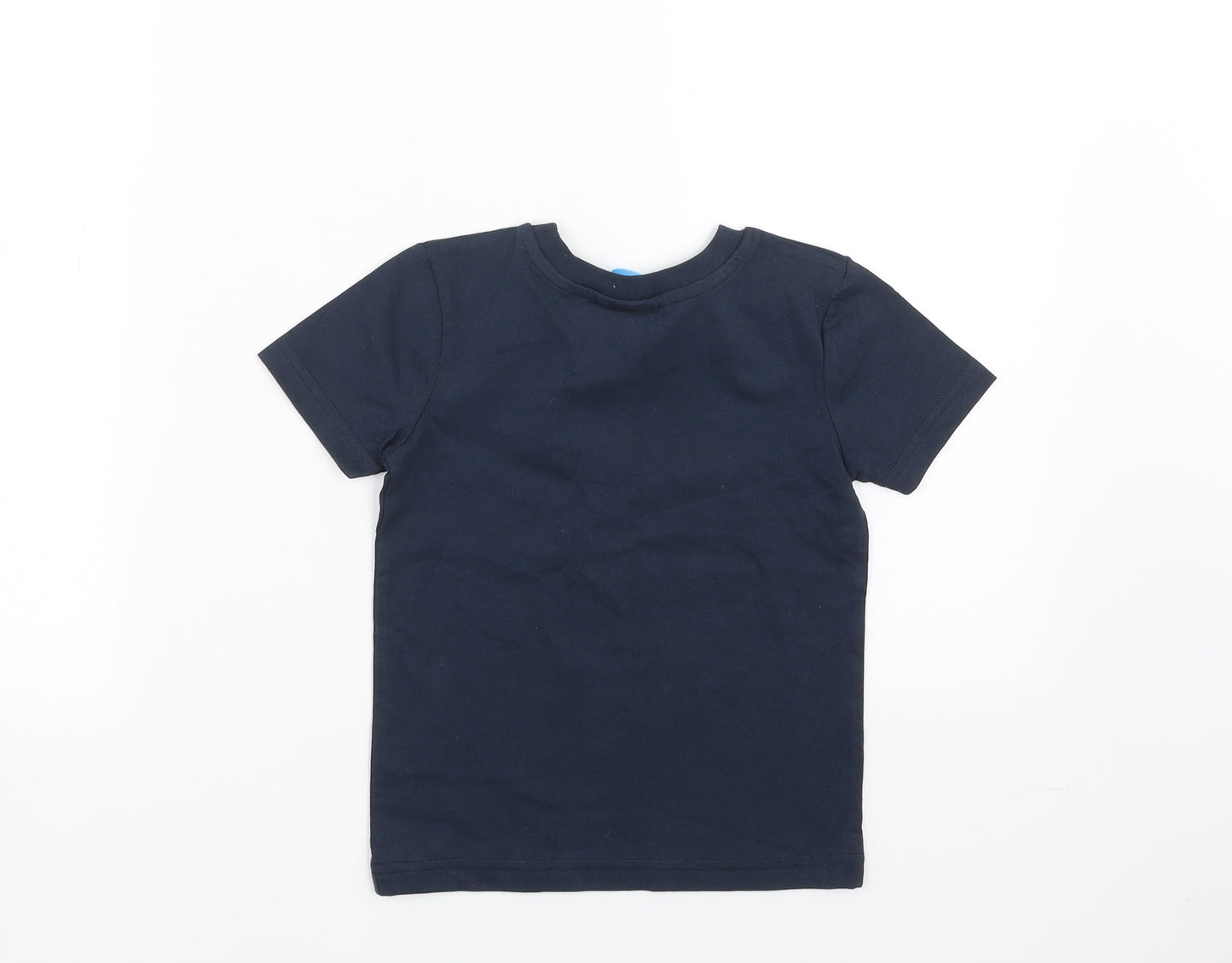 George Boys Blue   Basic T-Shirt Size 2-3 Years  - hey dugee