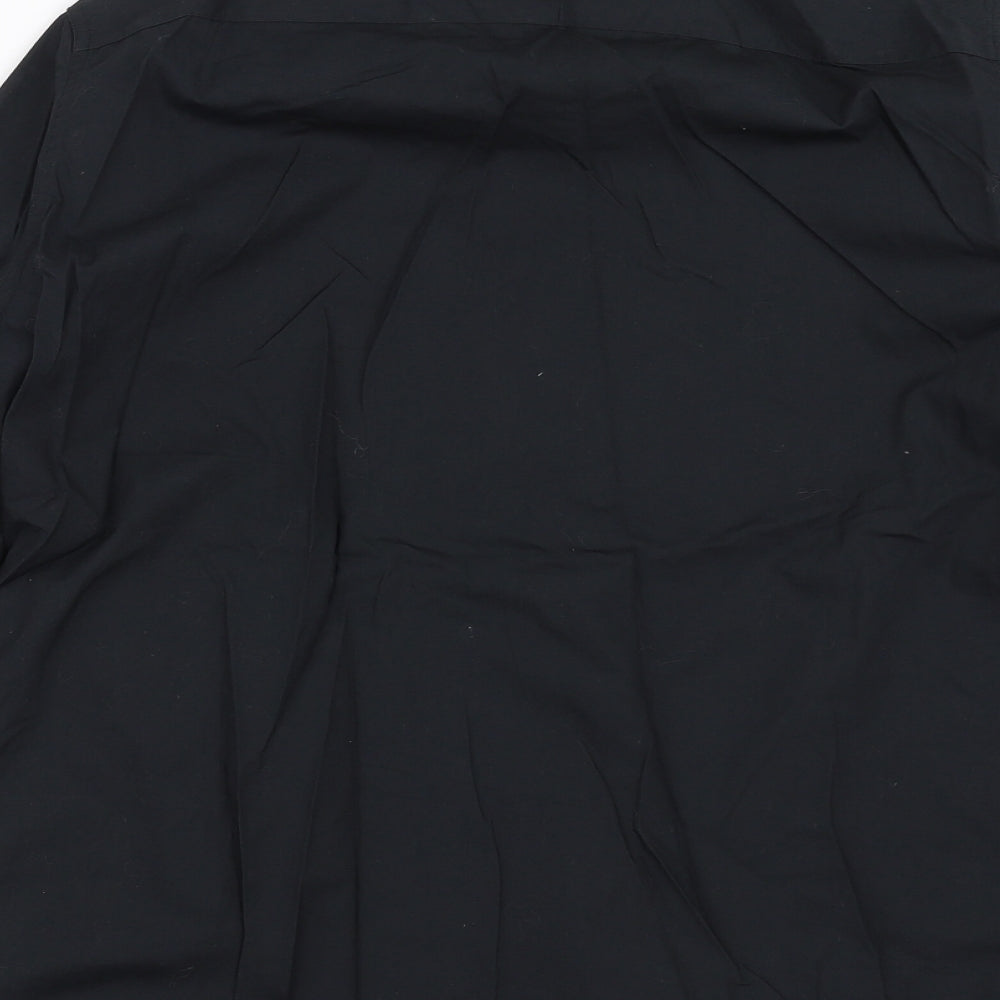 Weekend Offender Mens Black    Button-Up Size L