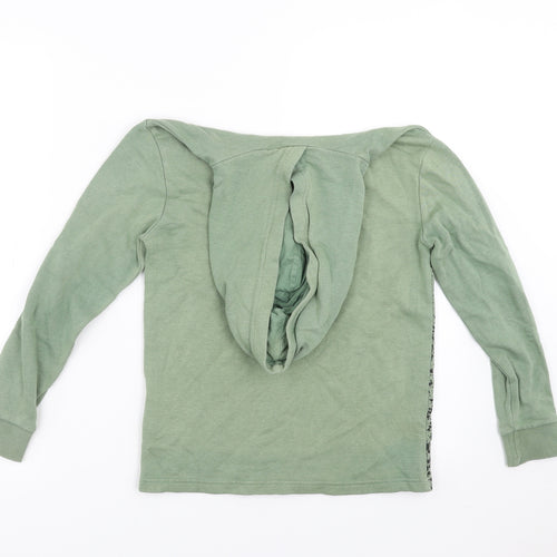 H&M Boys Green   Pullover Hoodie Size 9-10 Years