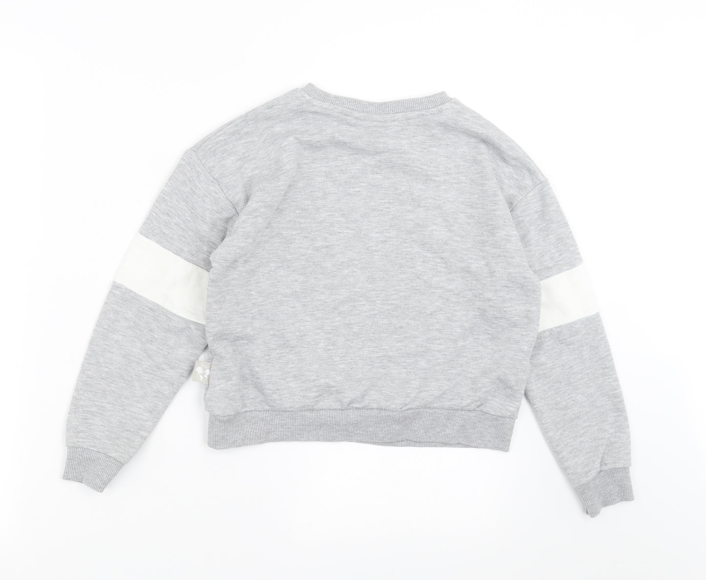 Primark Girls Grey   Pullover Sweatshirt Size 9-10 Years  - Mickey mouse