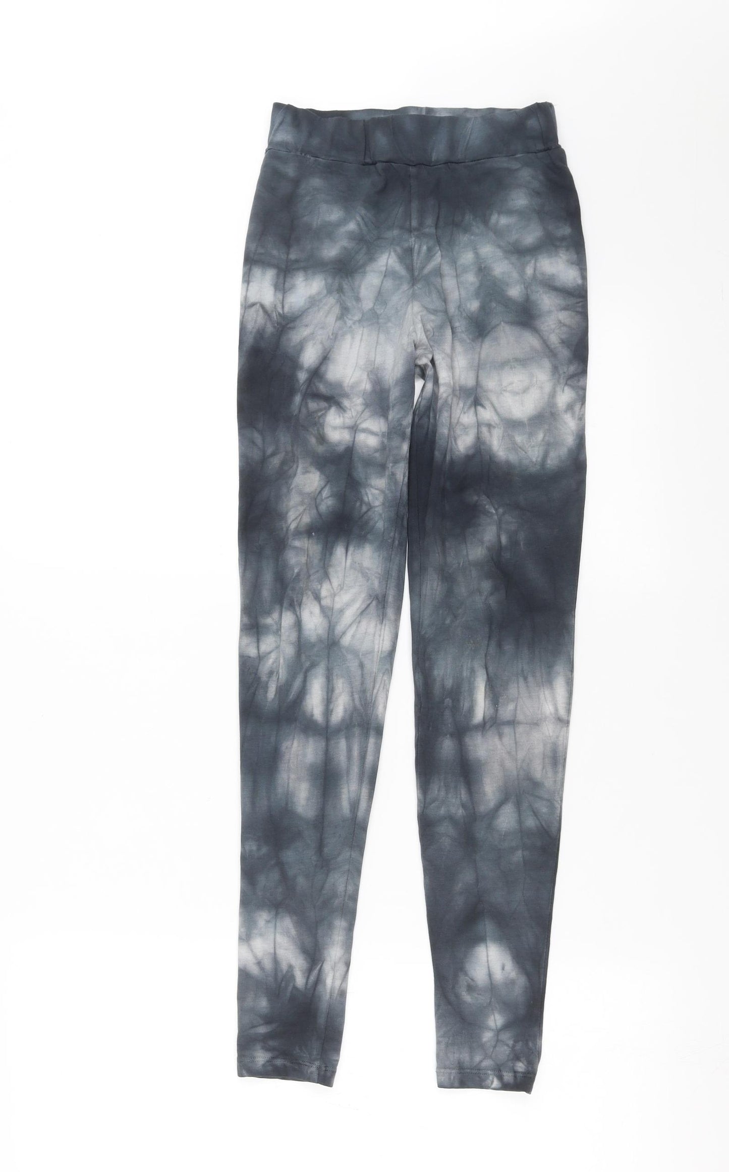 New Look Girls Grey Tie Dye  Carrot Trousers Size 10-11 Years - leggings