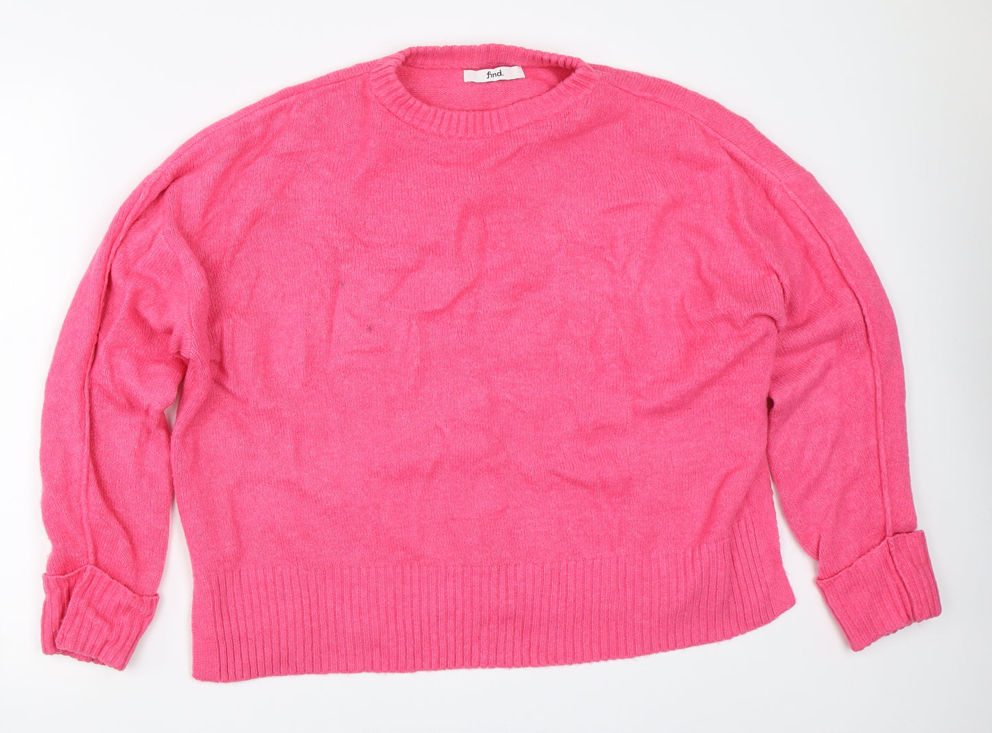 Find Womens Pink   Pullover Jumper Size L