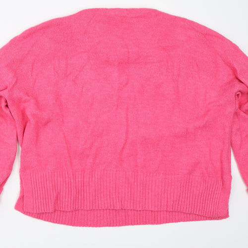 Find Womens Pink   Pullover Jumper Size L