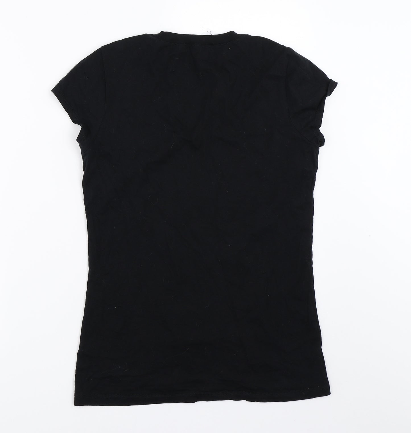 Bella + Canvas Womens Black   Basic T-Shirt Size M