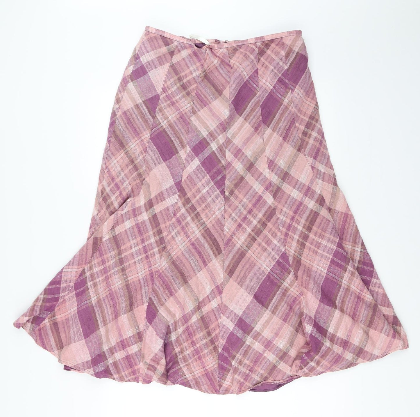 Marks and Spencer Womens Purple   Flare Skirt Size 14