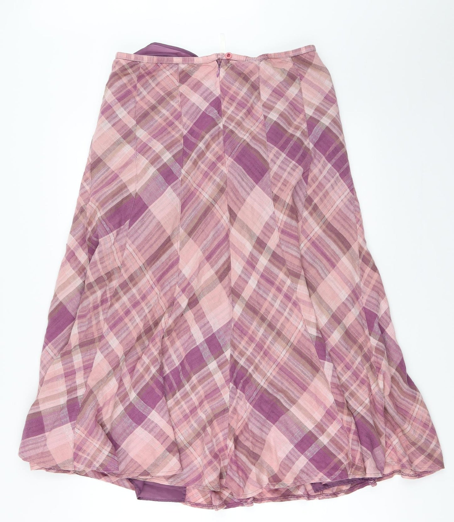 Marks and Spencer Womens Purple   Flare Skirt Size 14