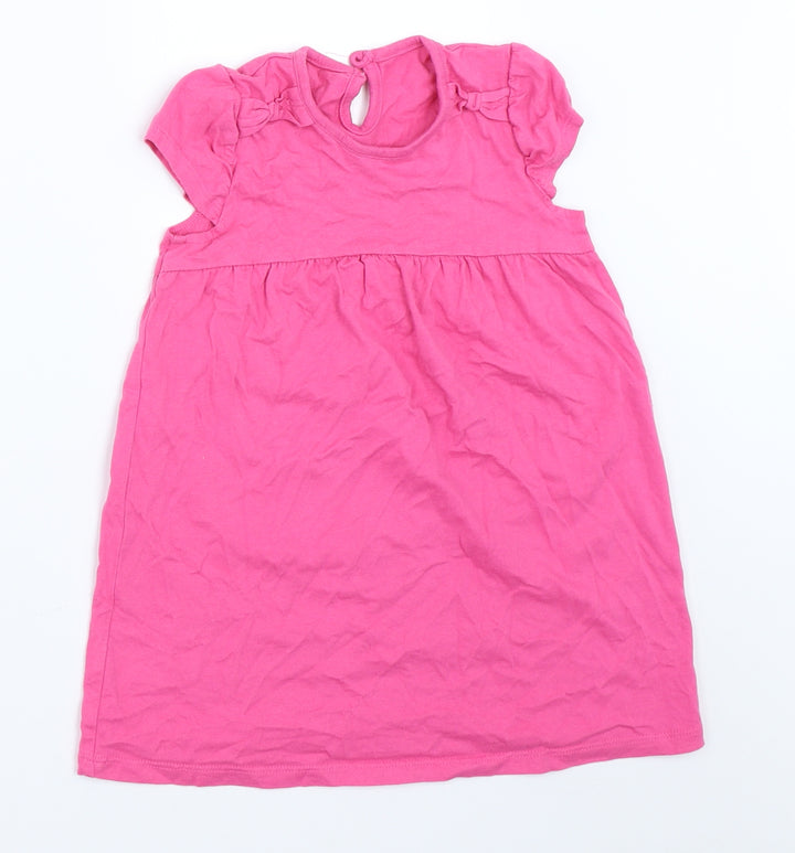 George Girls Pink Fit & Flare Size 18-24 Months