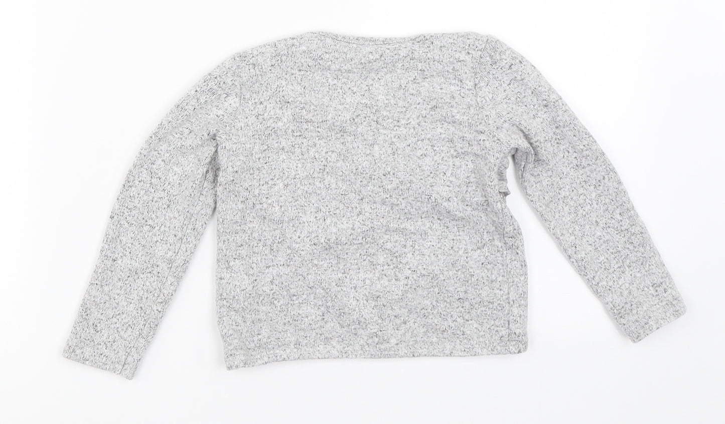 George Girls Grey   Pullover Jumper Size 18-24 Months