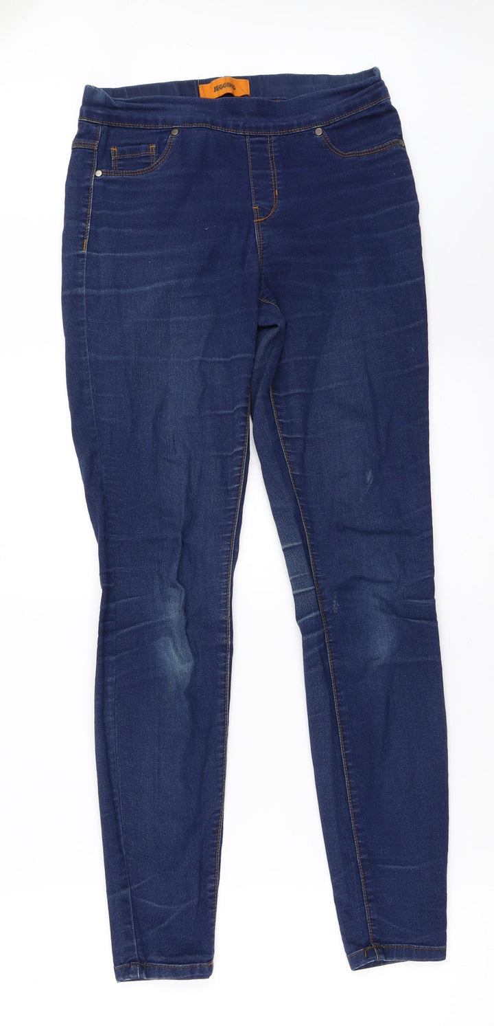 George Womens Blue Denim Jegging Jeans Size 8 L29 in