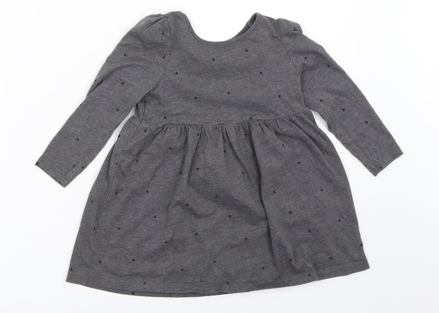 H&M Girls Grey   Fit & Flare  Size 18-24 Months