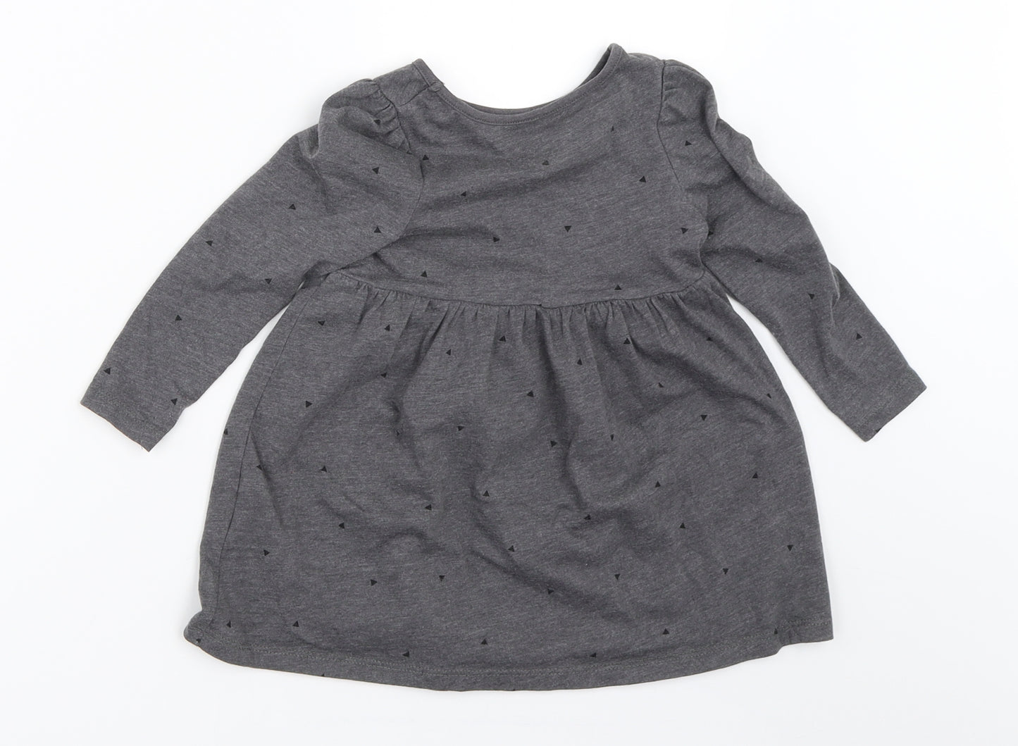 H&M Girls Grey   Fit & Flare  Size 18-24 Months