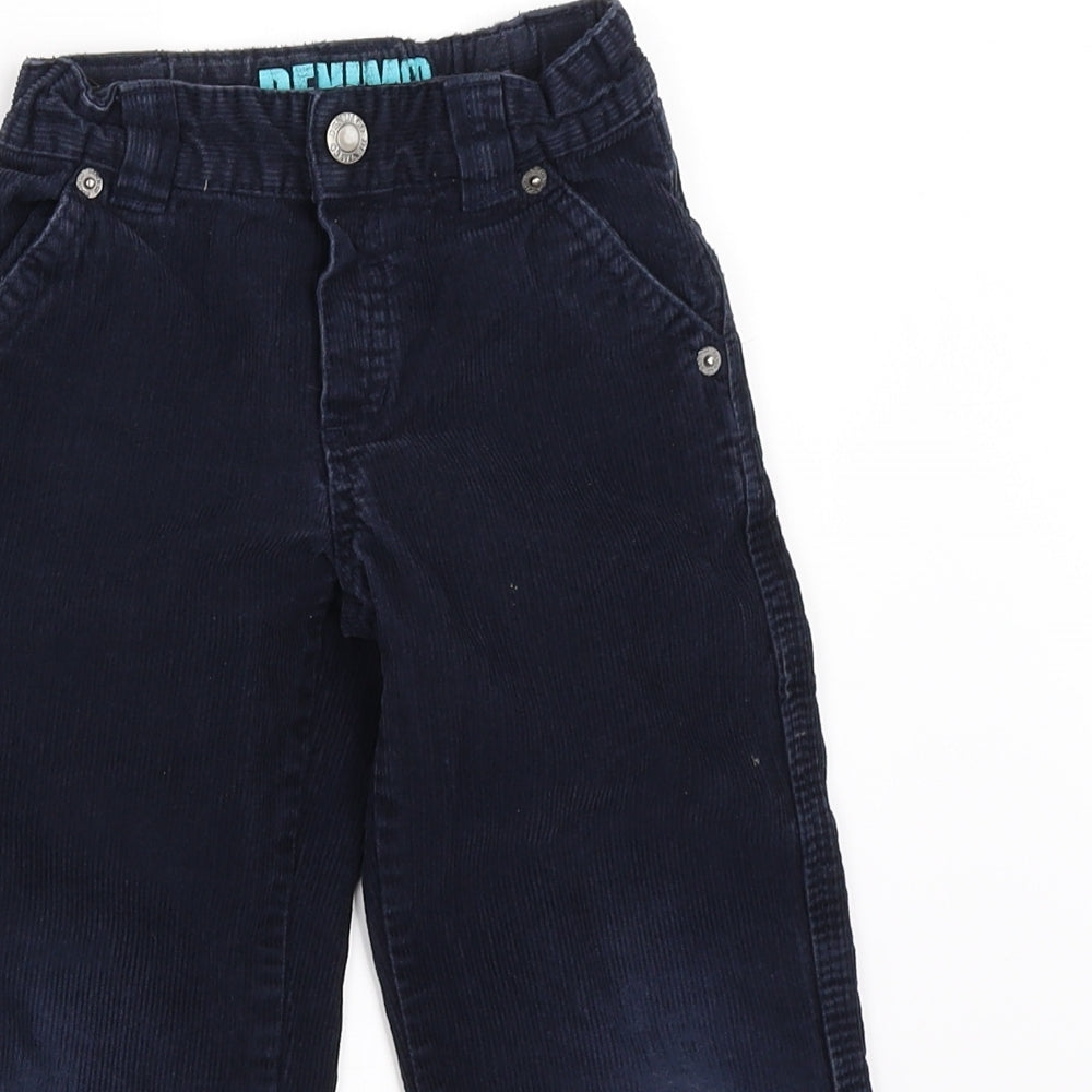 Primark Boys Blue  Corduroy Chino Trousers Size 3-4 Years