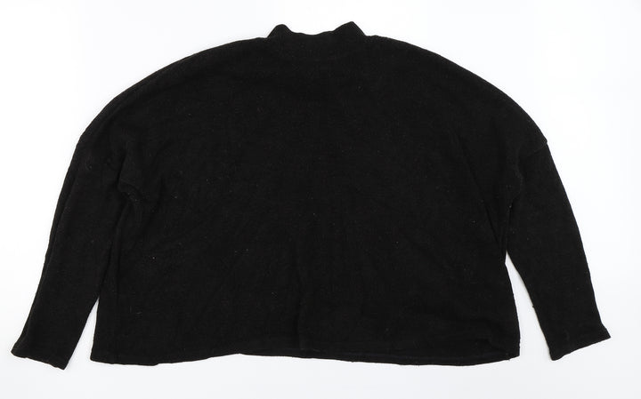 H&M Womens Black   Pullover Jumper Size M