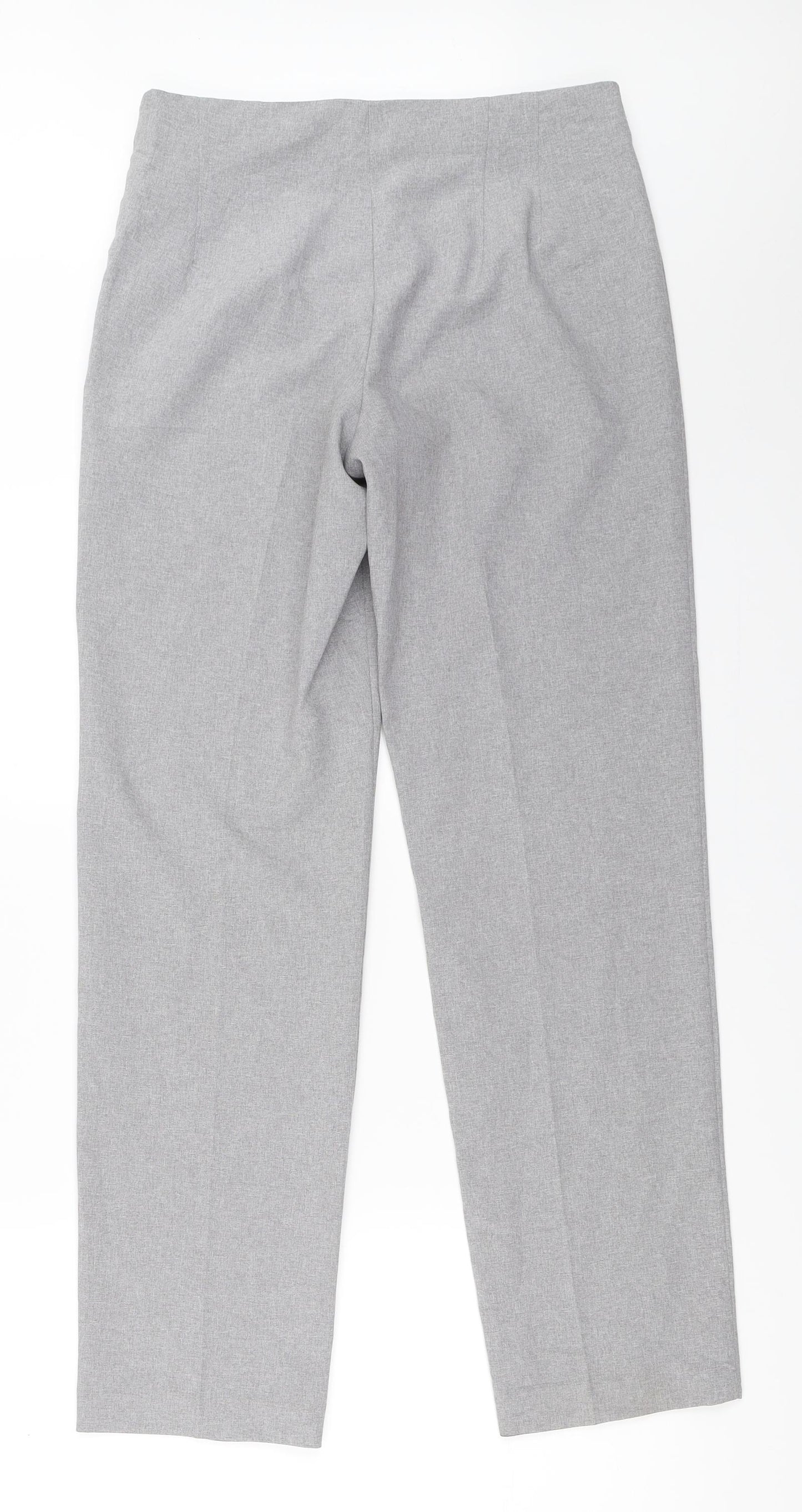 Marks and Spencer Womens Grey   Trousers  Size 10 L30.5 in