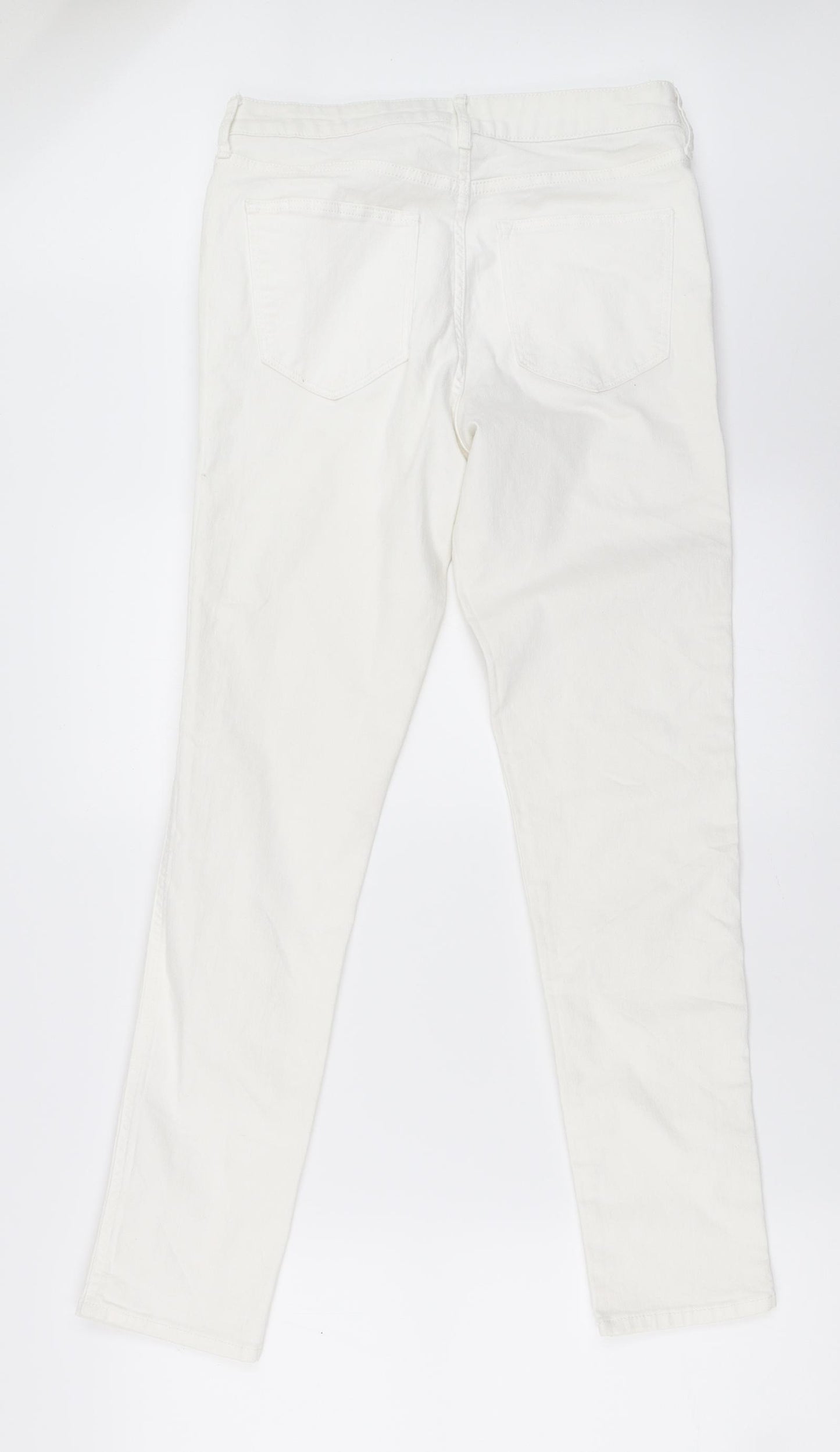 H&M Womens White   Skinny Jeans Size 29 in L28.5 in
