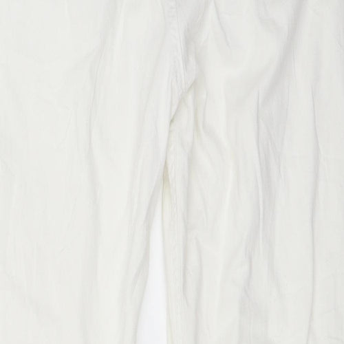 Denim 24/7 Womens White   Skinny Jeans Size 12 L28 in