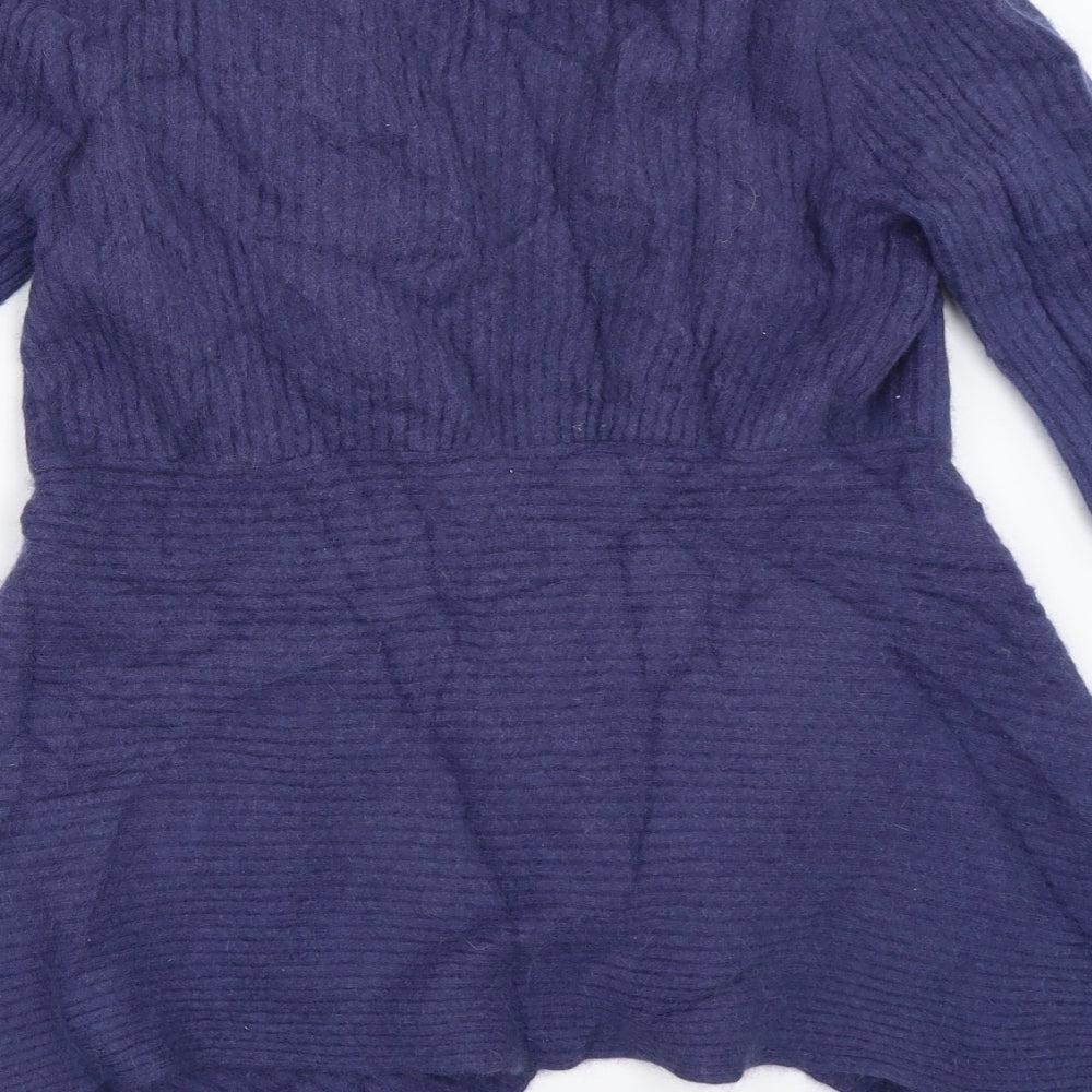 Fern Wright Manson Womens Blue   Cardigan Jumper Size M