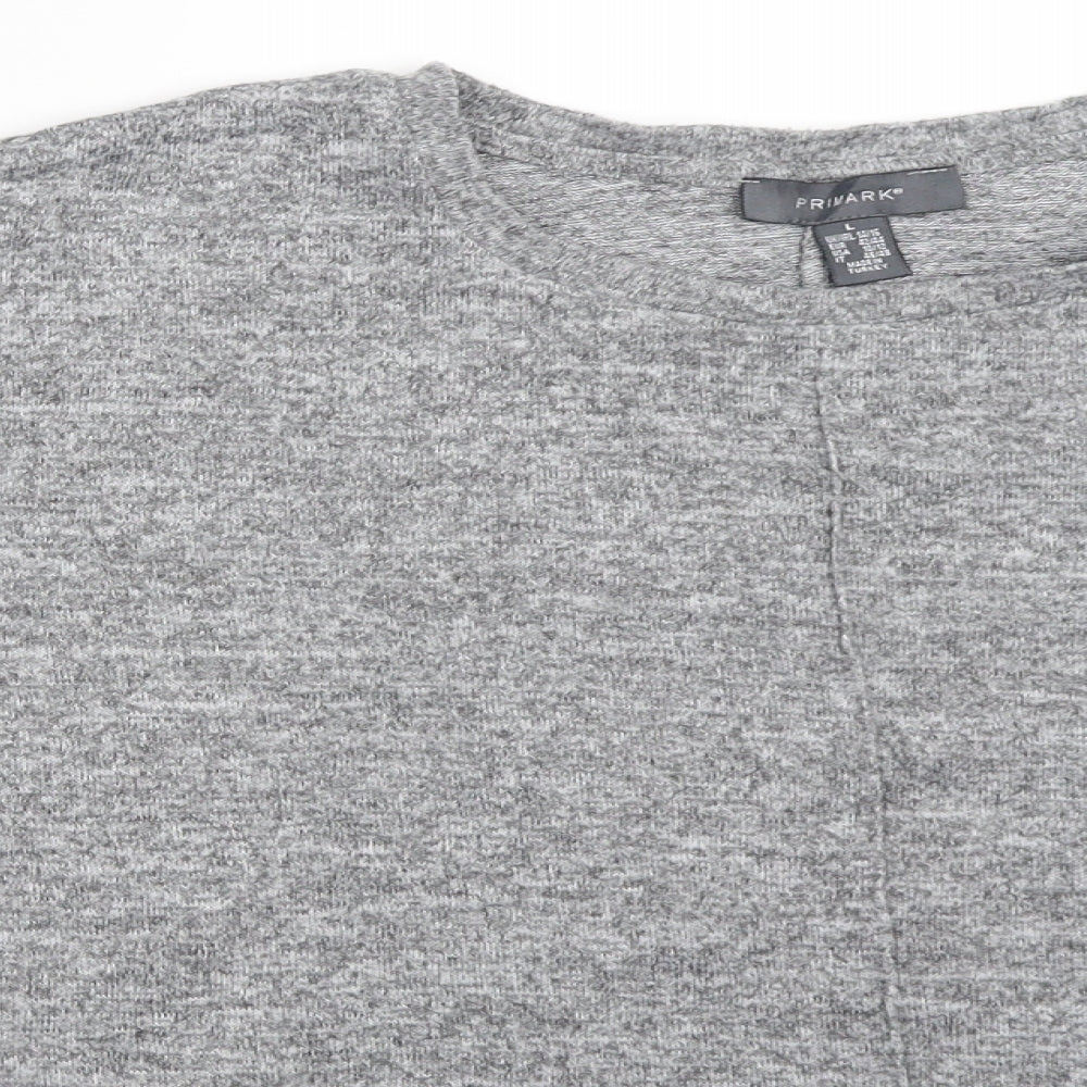 Primark Womens Grey   Basic T-Shirt Size L