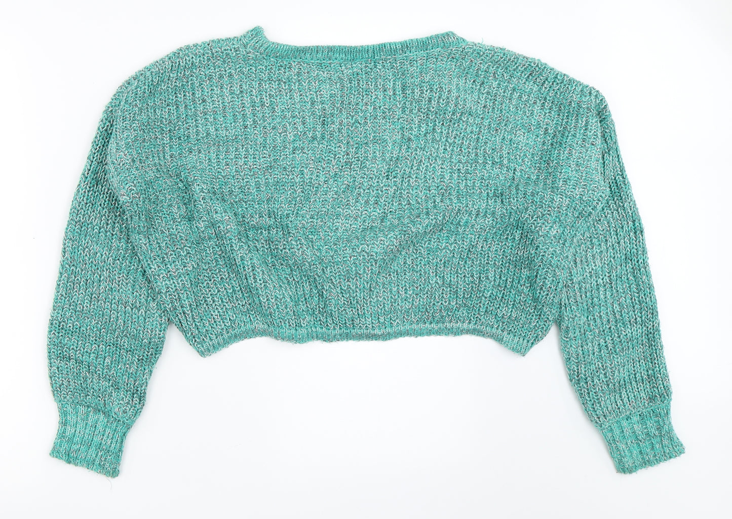 Sparkle & Fade Womens Green   Pullover Jumper Size S