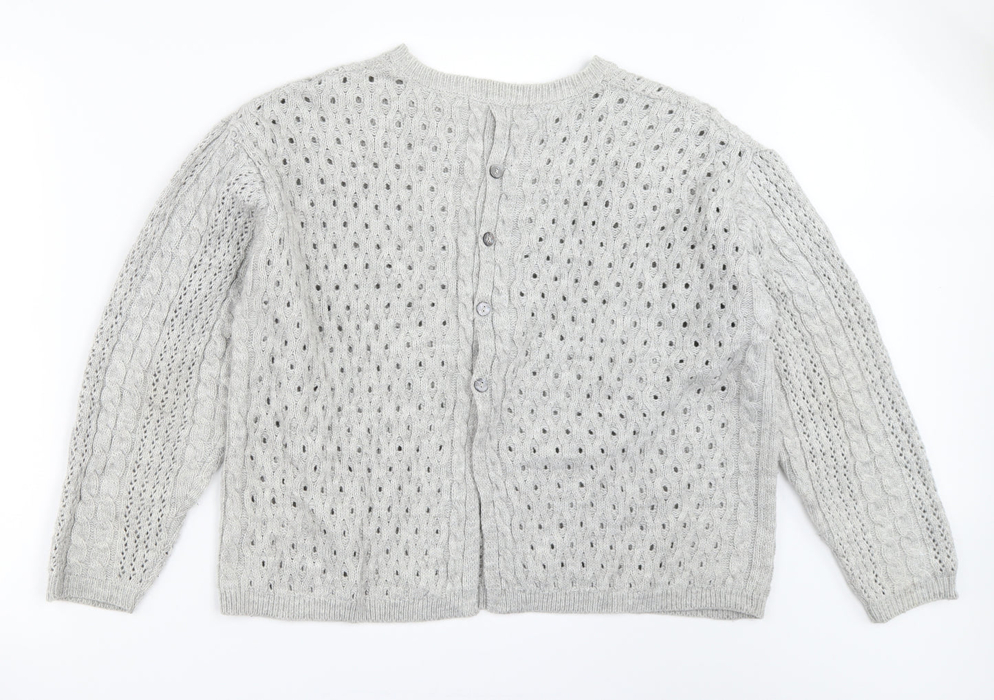 Marks and Spencer Womens Grey   Pullover Jumper Size 18