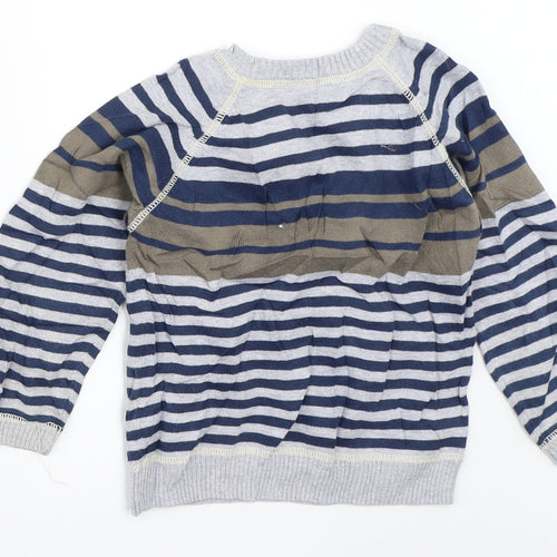 Matalan Boys Grey Striped  Pullover Jumper Size 2-3 Years