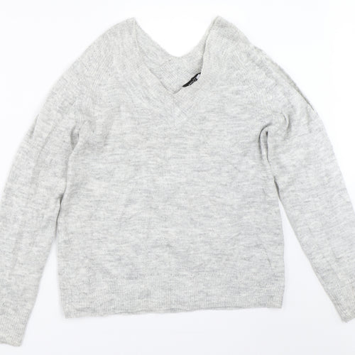 Dorothy Perkins Womens Grey   Pullover Jumper Size 10