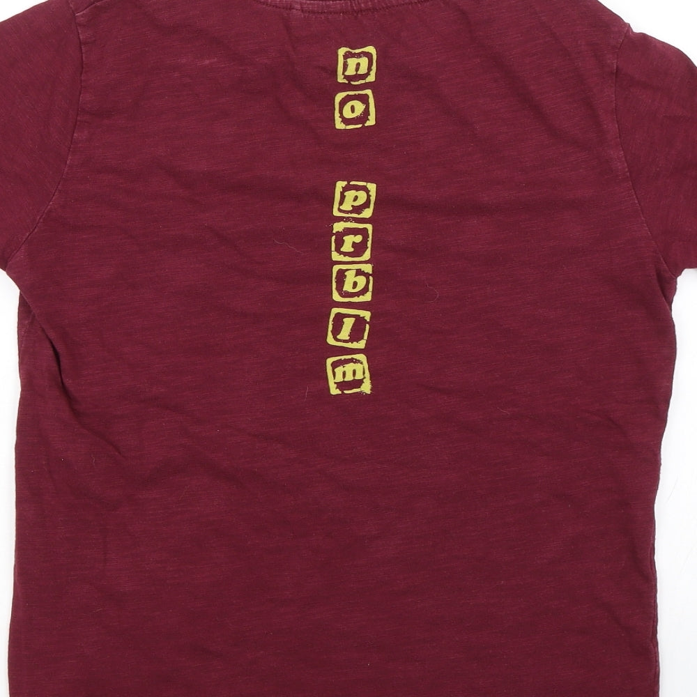 NEXT Boys Red   Basic T-Shirt Size 11 Years