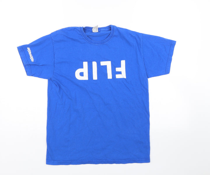 Unspeakable Boys Blue   Basic T-Shirt Size 12-13 Years  - Unspeakable FLIP