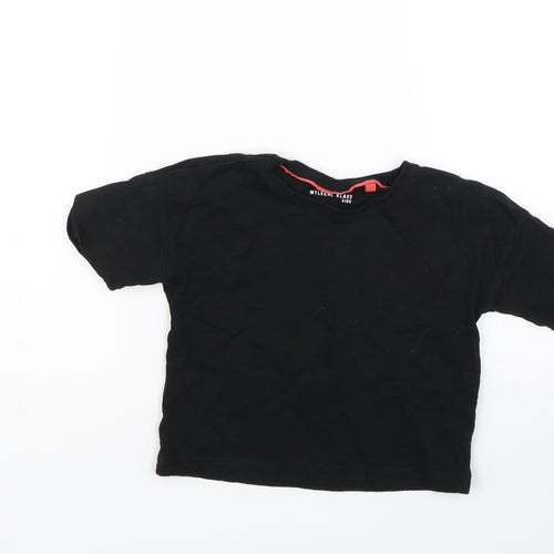Myleene Klass Boys Black   Basic T-Shirt Size 2-3 Years