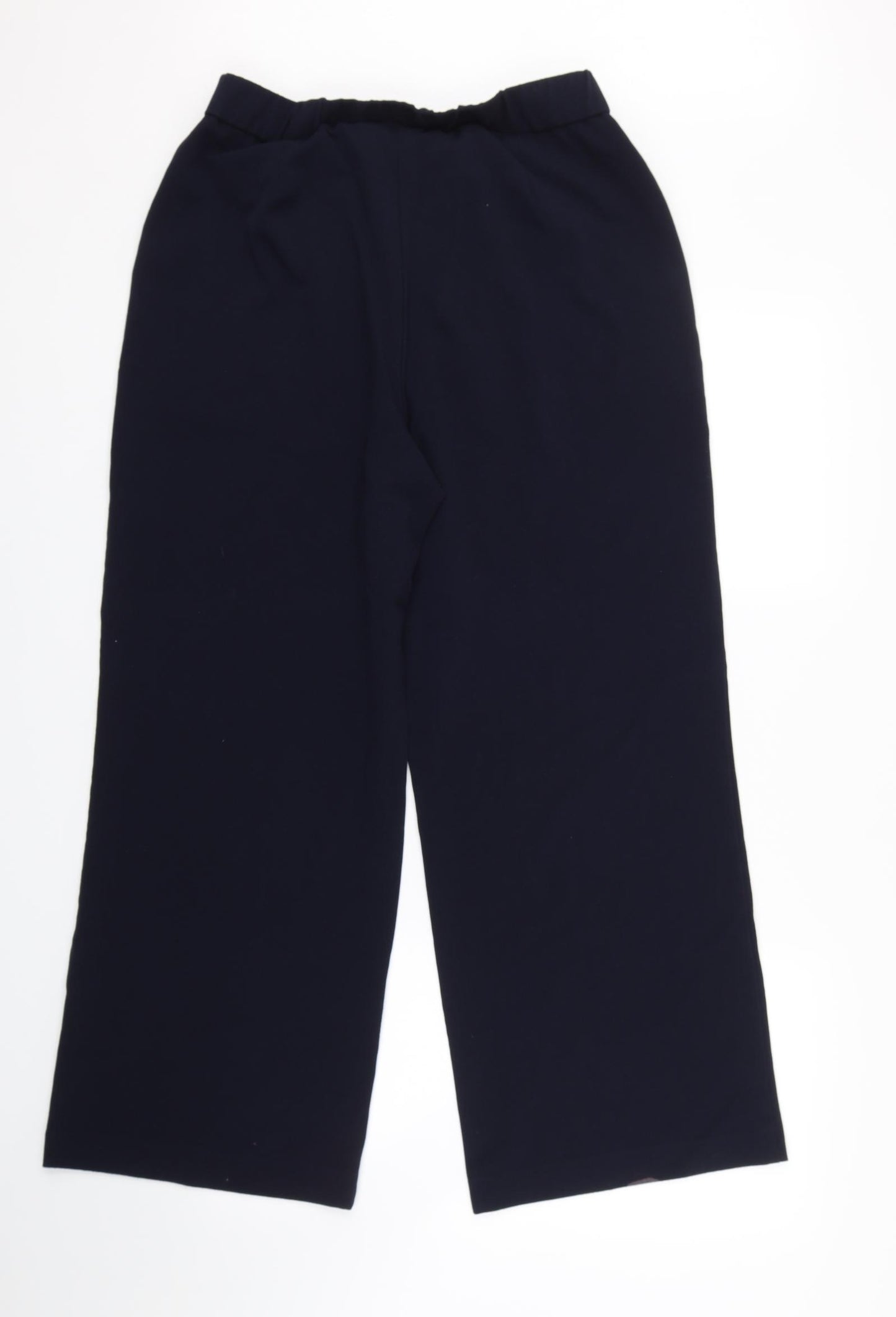 Label be Womens Blue   Cropped Trousers Size 14 L26 in