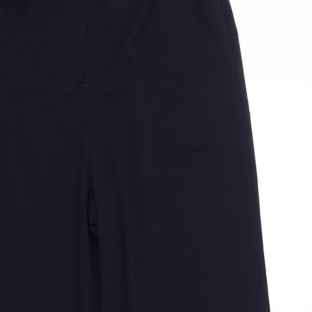 Label be Womens Blue   Cropped Trousers Size 14 L26 in