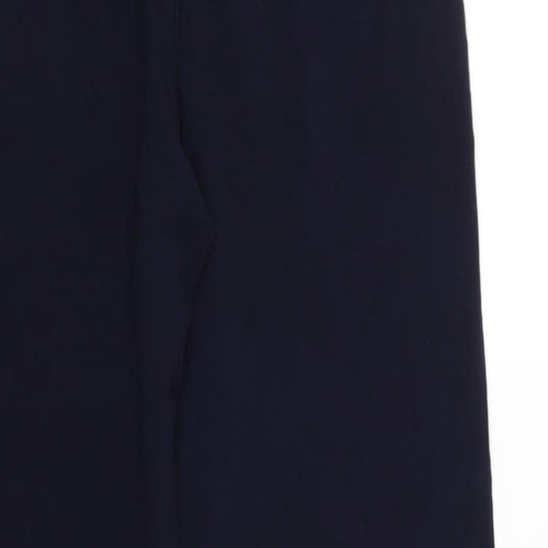 Label be Womens Blue   Cropped Trousers Size 14 L26 in