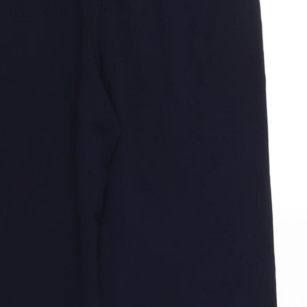 Label be Womens Blue   Cropped Trousers Size 14 L26 in
